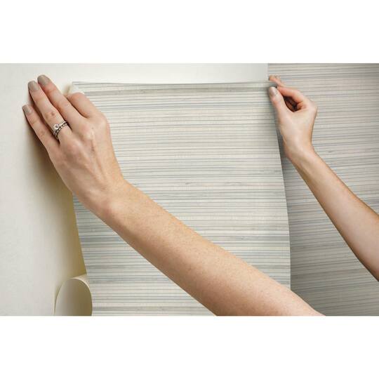 RoomMates Faux Bamboo Grasscloth Peel & Stick Wallpaper